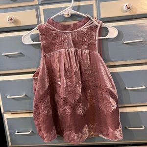 Anthropologie Velvet Top